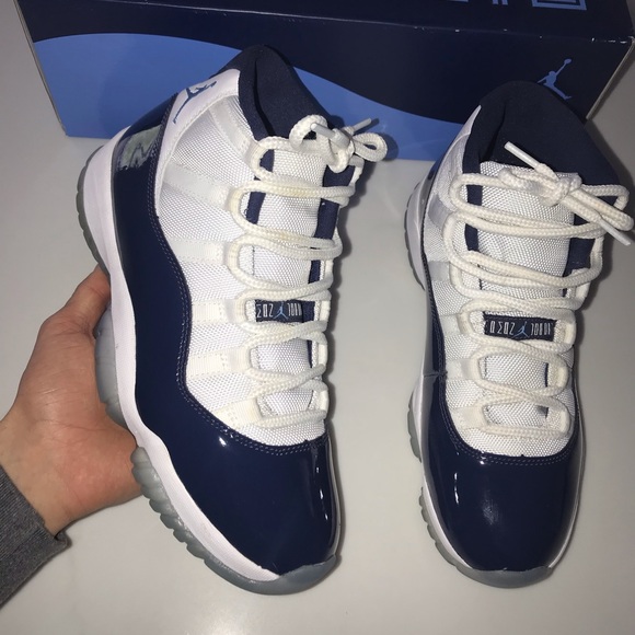 Jordan 11 Win Like 82 White Blue Size 8.5 - Picture 1 of 8
